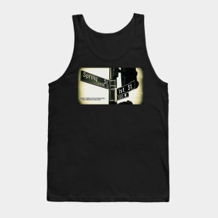 Spring Street & 1st Street, Los Angeles, California by Mistah Wilson Tank Top